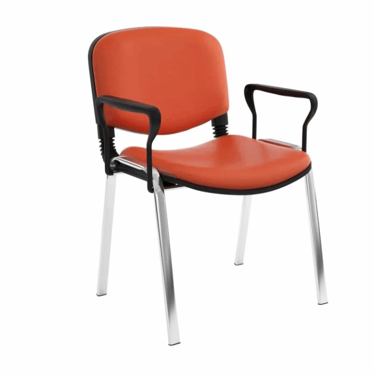 Chaise Attente ISO Poly 1 Place Avec Accoudoirs – Orange Tunisie