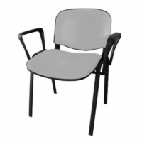 Chaise Iso Attente Poly Avec Accoudoirs –  Jaune Tunisie