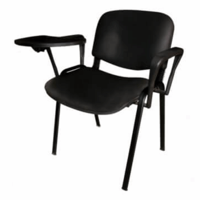 Chaise Iso Attente+ Accoudoirs + Tablette -Noir Tunisie
