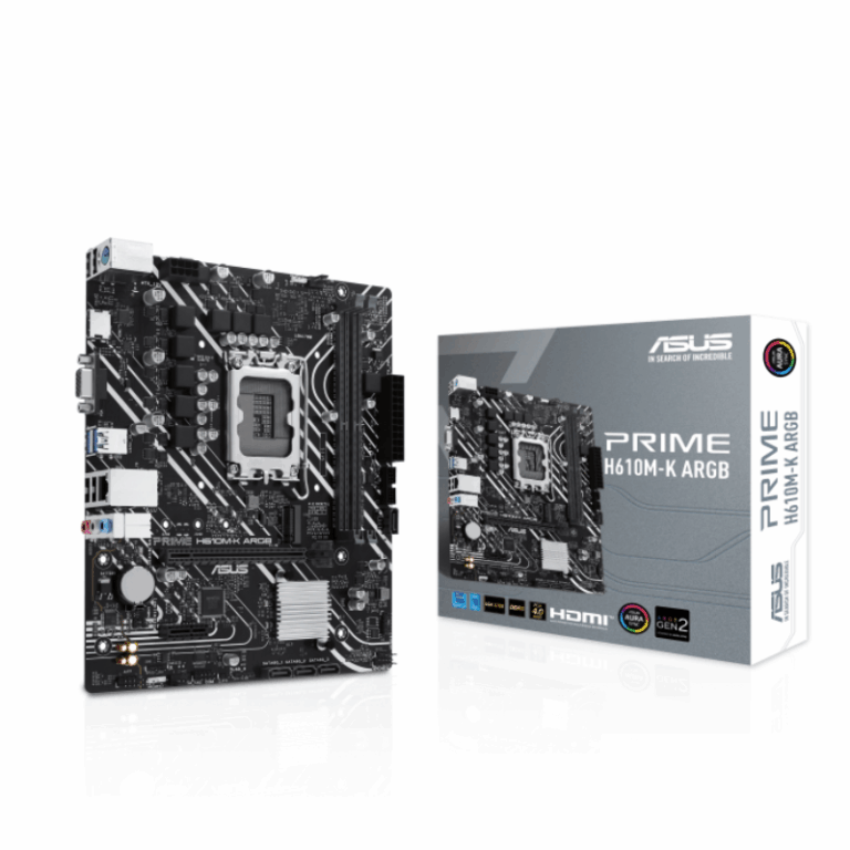 Carte Mère ASUS PRIME H610M-K ARGB D5 – 90MB1G90-M0EAY0 Tunisie
