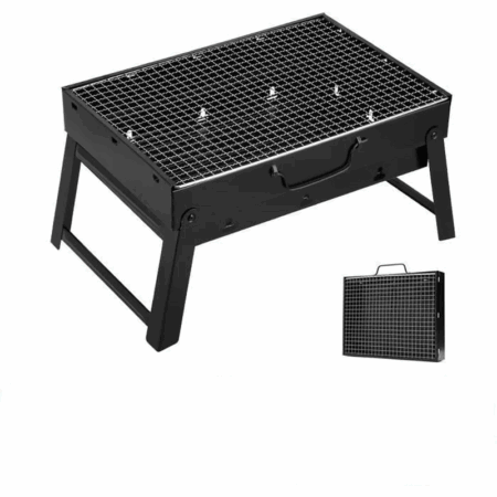 Barbecue Portable Pliable à Charbon Noir Tunisie