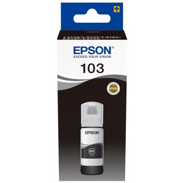 Bouteille D’encre Original Epson Ecotank 103 – Noir – C13T00S14A Tunisie