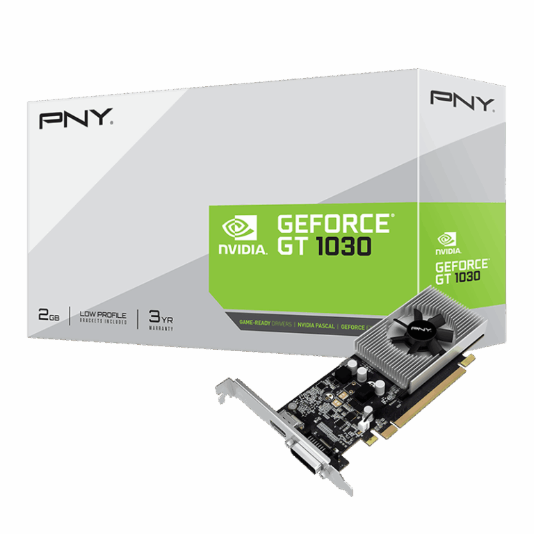 Carte Graphique PNY Geforce Nvidia GT 1030 2 Go – VCG10302D4SFPPB Tunisie