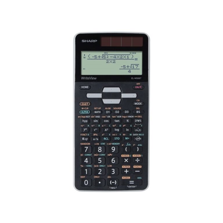 Calculatrice Scientifique Sharp EL-W506T-GY Tunisie