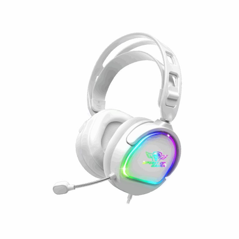 Casque Micro Gaming Spirit Of Gamer PRO-H6 RGB Blanc – MIC-PH6WT Tunisie