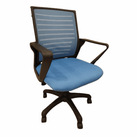Chaise Tizano  Avec Accoudoirs – Bleu Tunisie