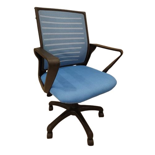 Chaise Tizano  Avec Accoudoirs – Bleu Tunisie