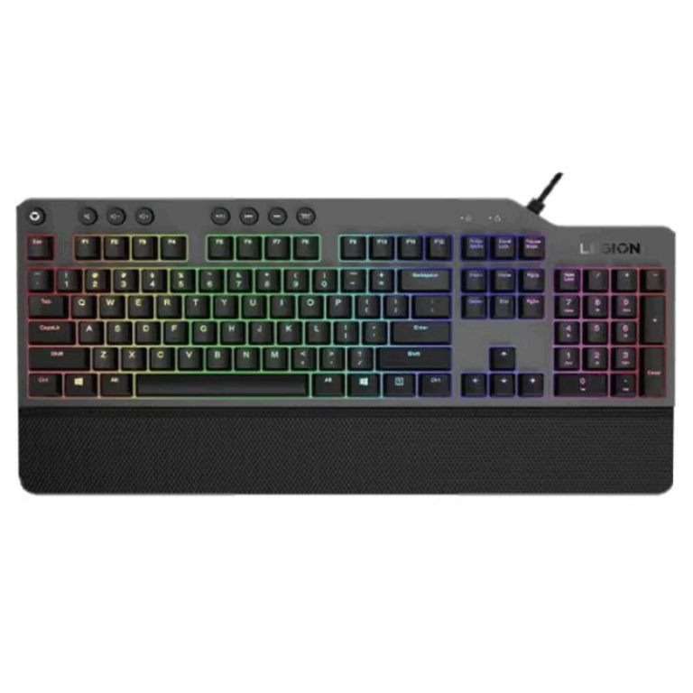 Clavier Filaire Gamer LENOVO K500 RGB Noir – GY40T26483 Tunisie
