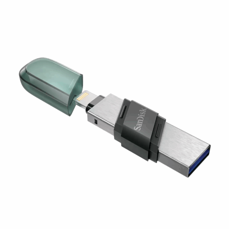 Clé USB SANDISK iXpand Double Connectique 128 Go  – SDIX90N-128G-GN6NN Tunisie