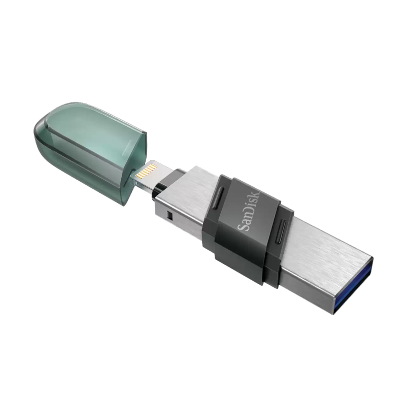 Clé USB SANDISK iXpand Double Connectique 128 Go  – SDIX90N-128G-GN6NN Tunisie