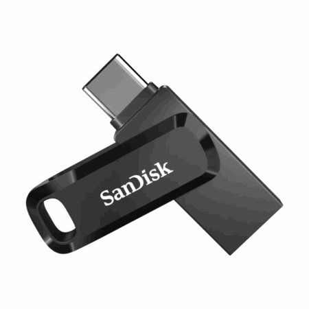 Clé USB SanDisk Double Connectique USB-C Ultra Dual Drive 128Go Noir – SDDDC3-128G-G46 Tunisie