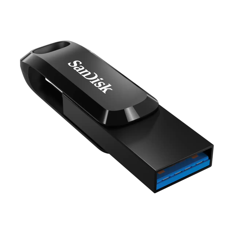 Clé USB SanDisk Double Connectique USB-C Ultra Dual Drive Go 256 Go Noir – SDDDC3-256G-G46 Tunisie