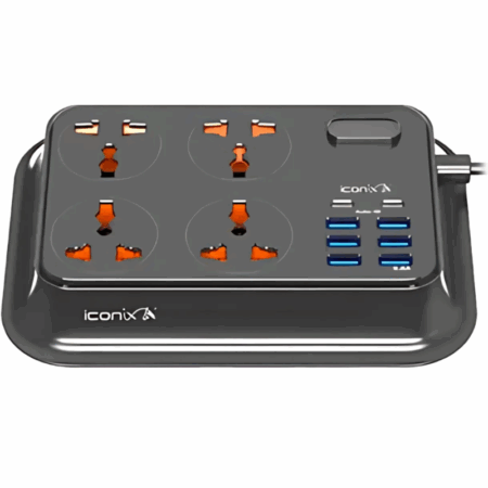 Multiprise Iconix 4 prises 6 USB + 2 Type C 2 m -Noir -IC-HU2120 Multiprise Iconix 4 prises 6 USB + 2 Type C 2 m -Noir -IC-HU2120 Tunisie