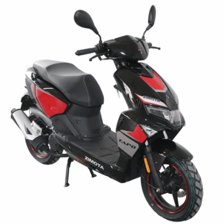 Scooter ZIMOTA Tapo 49 CC – Noir & Rouge Tunisie