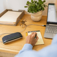 Haut Parleur Poly Sync 10 USB-A USB-C – Gris – 772C3AA Tunisie