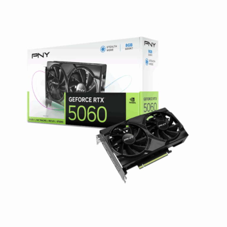Carte Graphique PNY GeForce RTX 5060 8Go Dual Fan – VCG50608DFXPB1 Tunisie