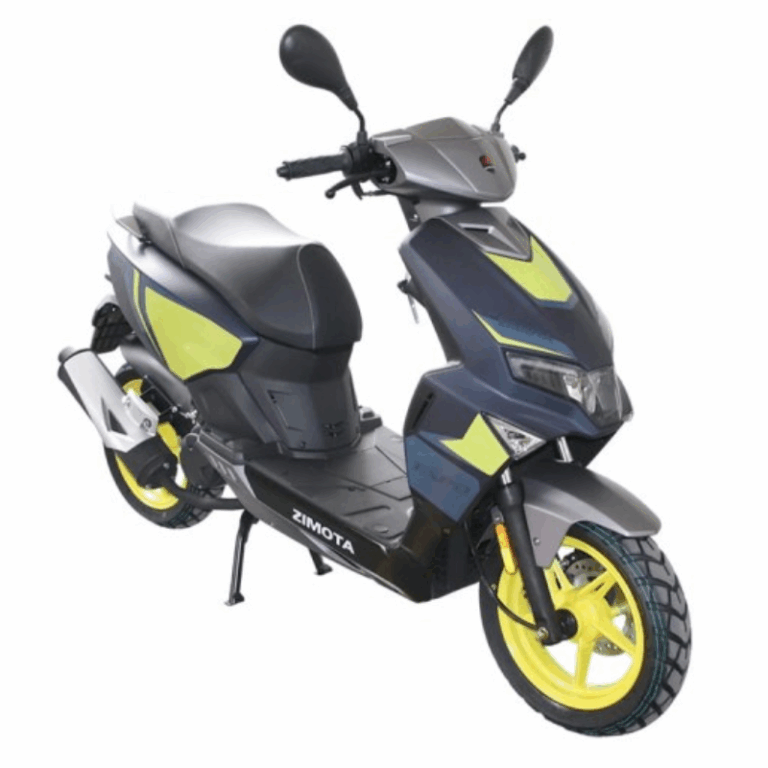 Scooter ZIMOTA Tapo 49 CC – Noir & Jaune Tunisie