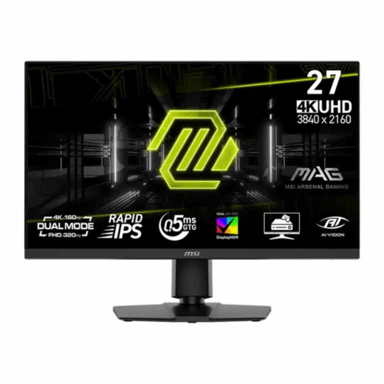 Ecran Gaming MSI MAG 272URDF E16 27″ Dual Mode 4 K 160 Hz – Noir -9S6-3CE79T-001 Tunisie
