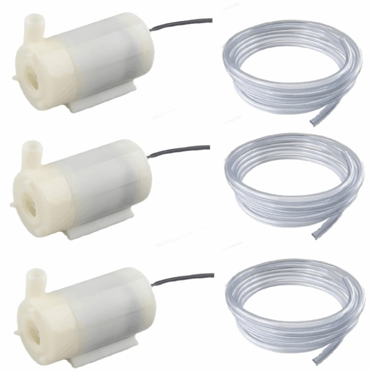 Lot de 3 pièces Mini Pompe Submersible DC 3-5V 70-120L/H  avec tube souple 1m Tunisie