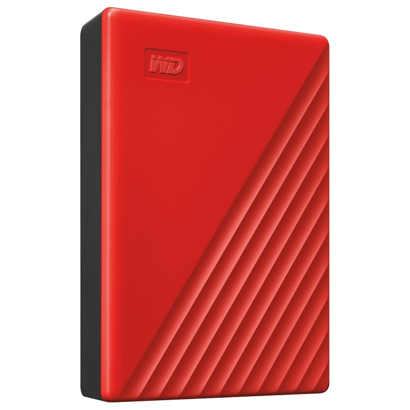 Disque Dur Externe WD My Passport 4 To 2,5″ USB 3.0 Rouge – WDBPKJ0040BRD-WESN Tunisie