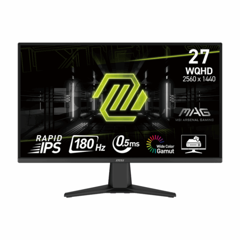 Ecran Gaming MSI MAG 275QF 27″ WQHD IPS 180 Hz Noir – 9S6-3CE21M-022 Tunisie