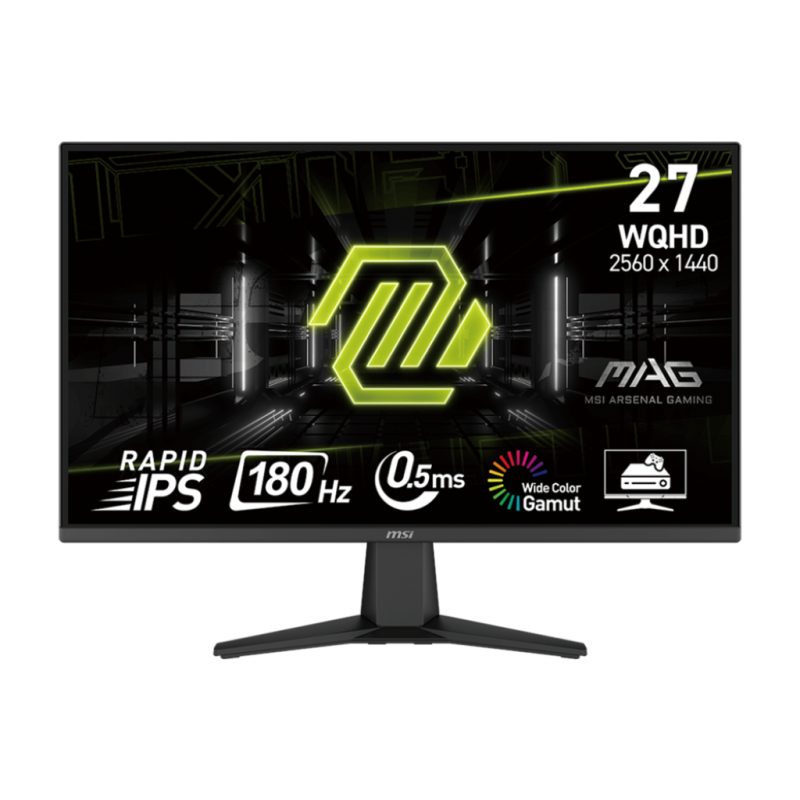 Ecran Gaming MSI MAG 275QF 27″ WQHD IPS 180 Hz Noir – 9S6-3CE21M-022 Tunisie