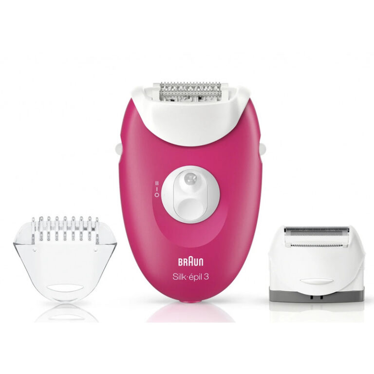 Épilateur Braun Silk-épil 3 SE3-410 Rose & Blanc Tunisie