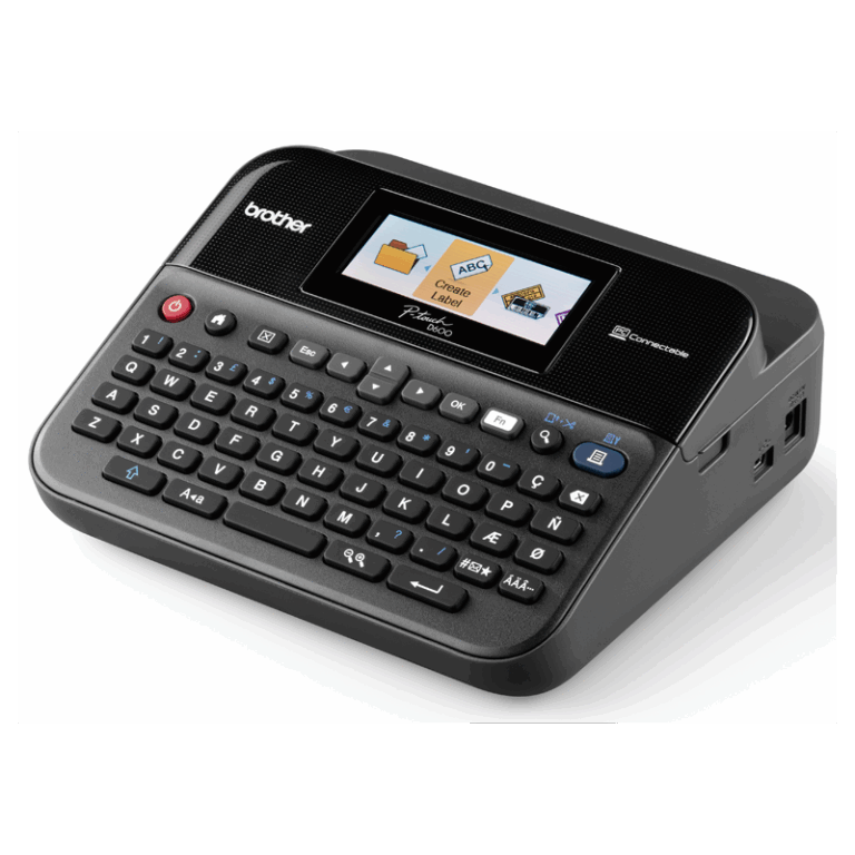 Etiqueteuse Professionnelle Brother Pt-d600vp -Noir -Pt-d600vp Tunisie
