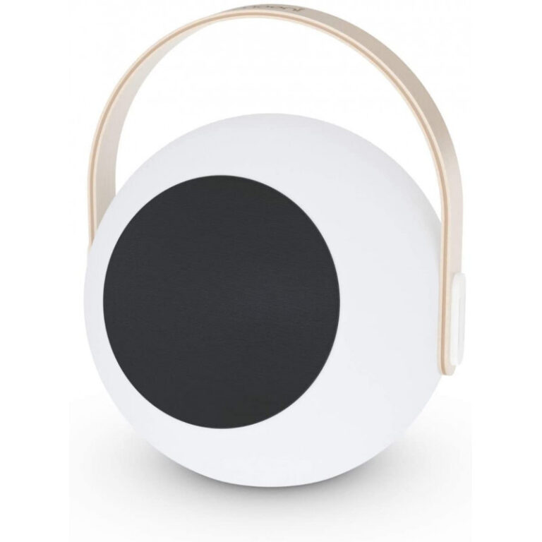 Haut-Parleur Bluetooth avec Lanterne Led Mooni Eye -Blanc & Noir – EYS_0970_002 Tunisie