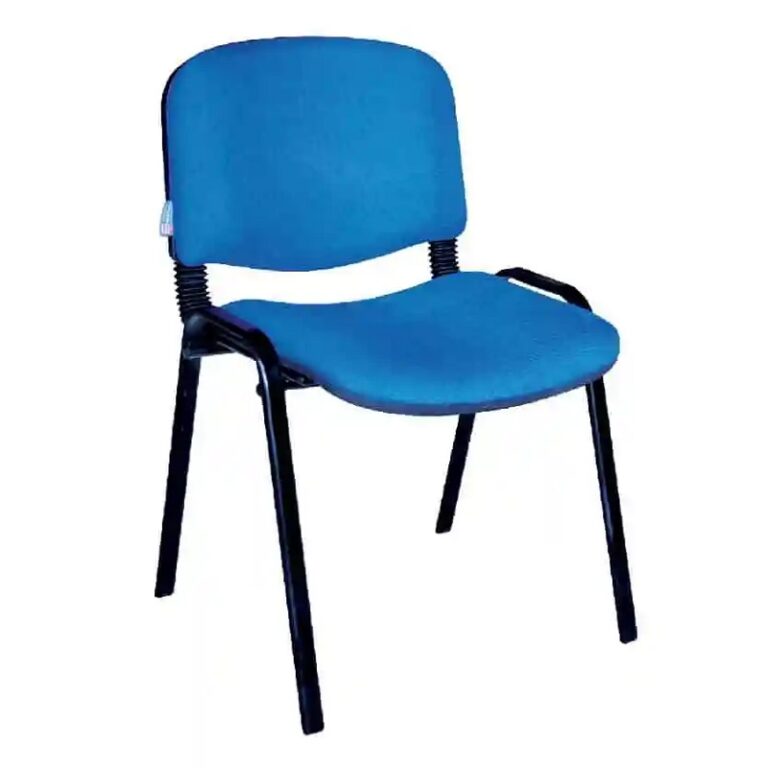 Chaise Attente ISO 1 Place Sans Accoudoirs Base Noir – Bleu Ciel Tunisie