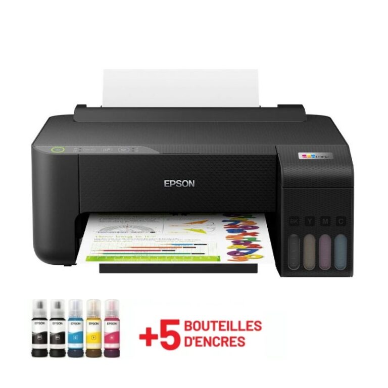 Imprimante à Réservoir Intégré Epson Ecotank L1250 Couleur WI-FI – Noir – C11CJ71403 Tunisie