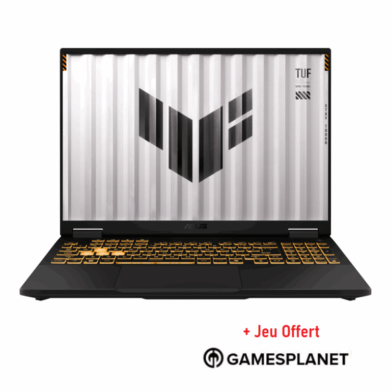 PC Portable Gamer ASUS TUF608JH-RV050W F16 I5 13è Gén 16Go RTX 5050 8G Noir – 90NR0MH1-M00380 Tunisie