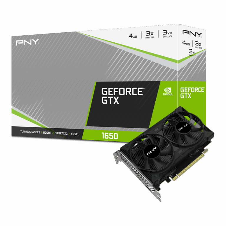 Carte Graphique PNY GTX 1650 4G Dual Fan Tunisie