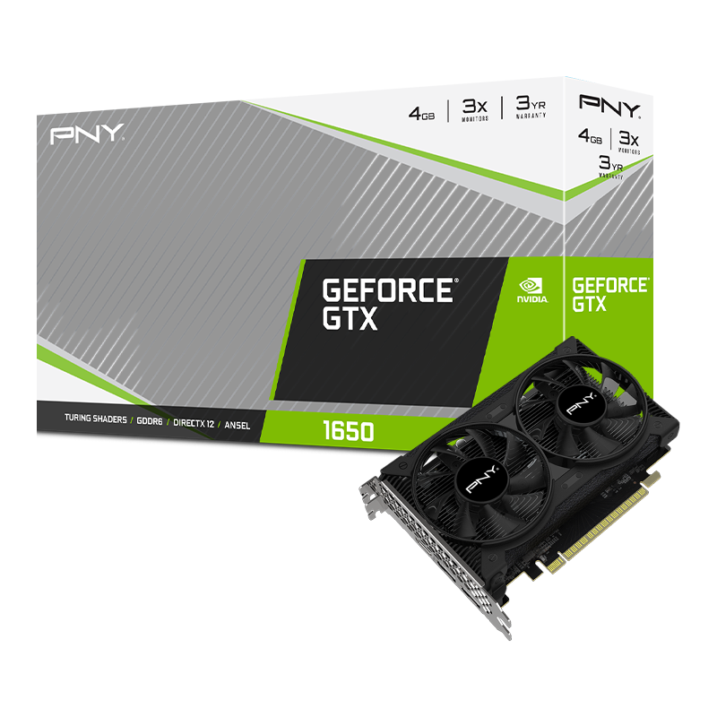Carte Graphique PNY GTX 1650 4G Dual Fan Tunisie
