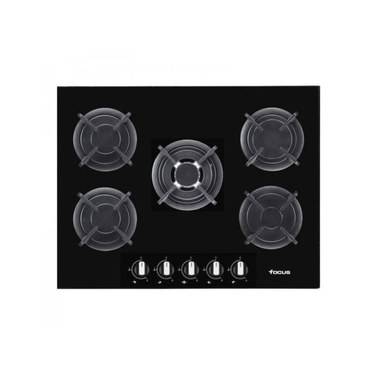 Plaque de Cuisson Focus 5 Feux 90 cm Vitro F.4179B Noir Tunisie