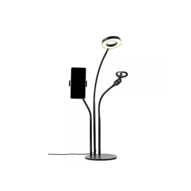 Ring Light avec Support pour téléphone et Support micro – XO-BGD006 Tunisie