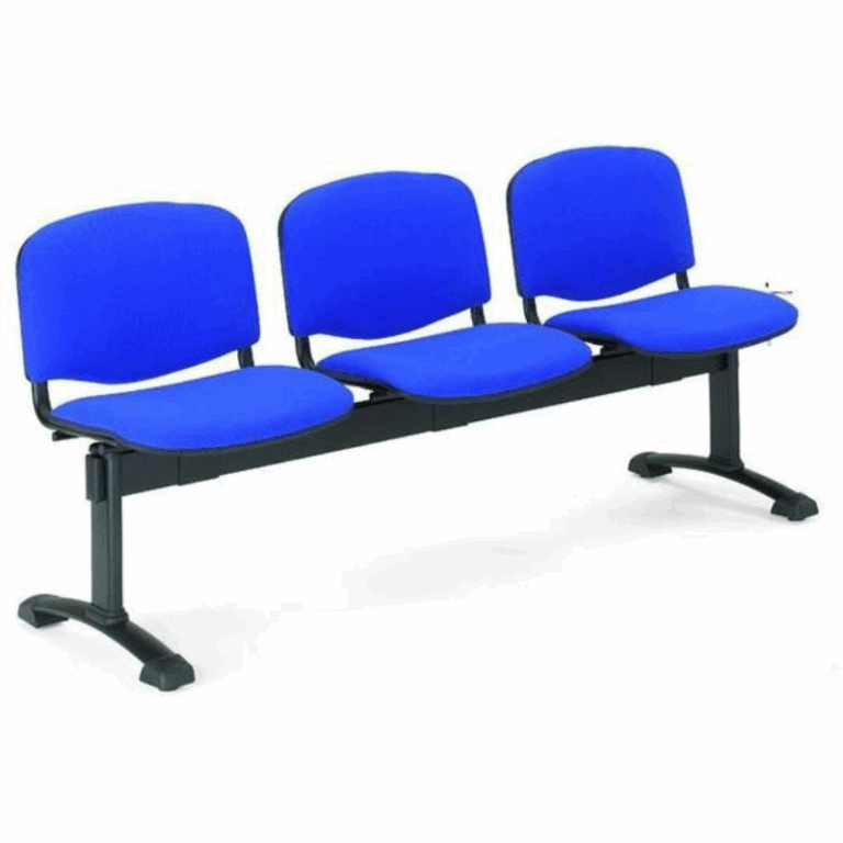 Banquette Iso 3 Places Importe Base Noir – Bleu Tunisie