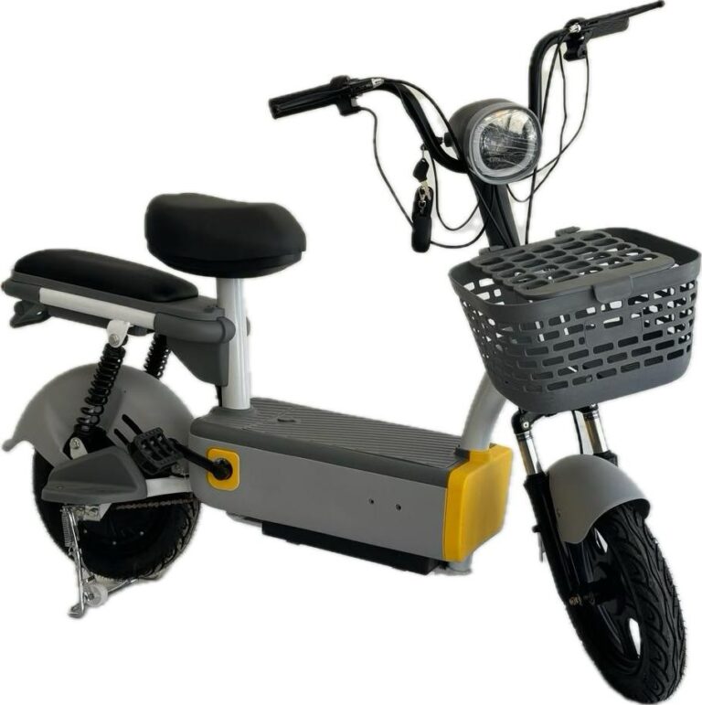 Scooter Electrique WOLF moto – Jaune &Gris – ROMA x2 Tunisie