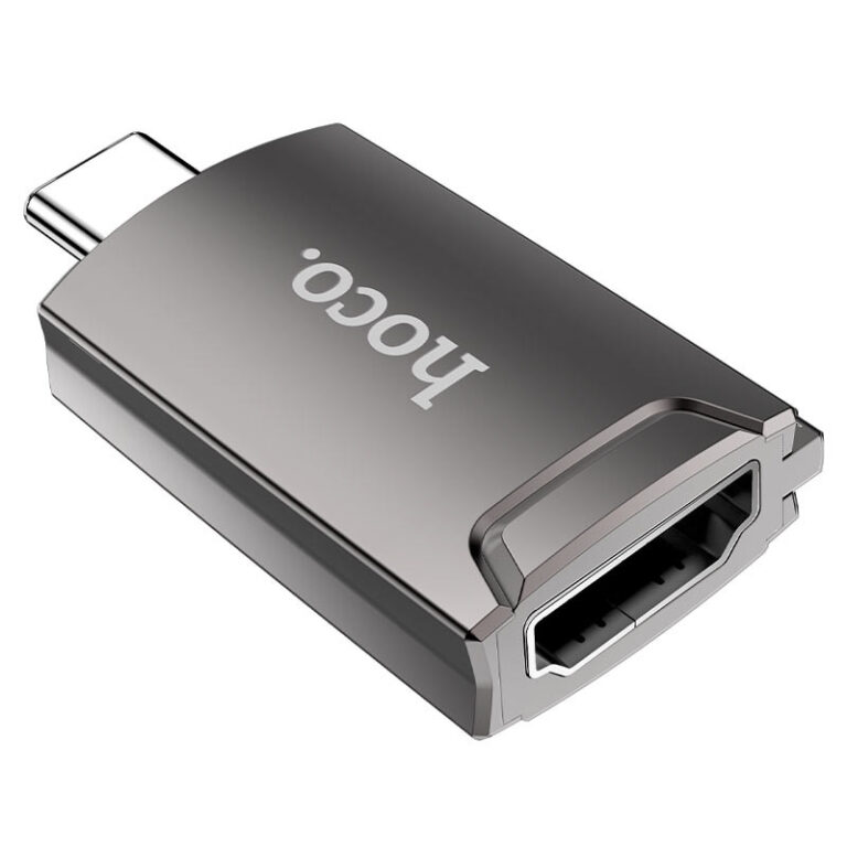 Adaptateur Hoco UA19 Easy flow Type-C vers HDMI – Silver – UA19 Tunisie