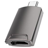 Adaptateur Hoco UA19 Easy flow Type-C vers HDMI – Silver – UA19 Tunisie