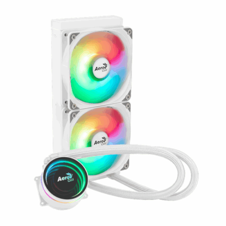 Refroidisseur De Processeur AEROCOOL Oasis L240 ARGB – Blanc- OASIS-L240-W Tunisie