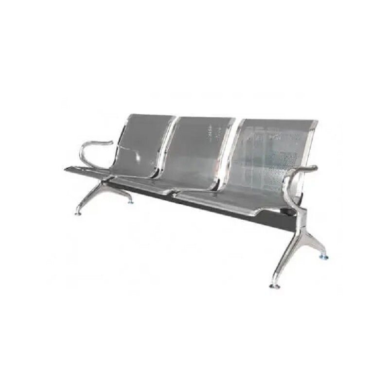 Banquette Peinture A 3 Places Avec Accoudoirs Chromée Sotufab – Gris – CHB0068 Tunisie