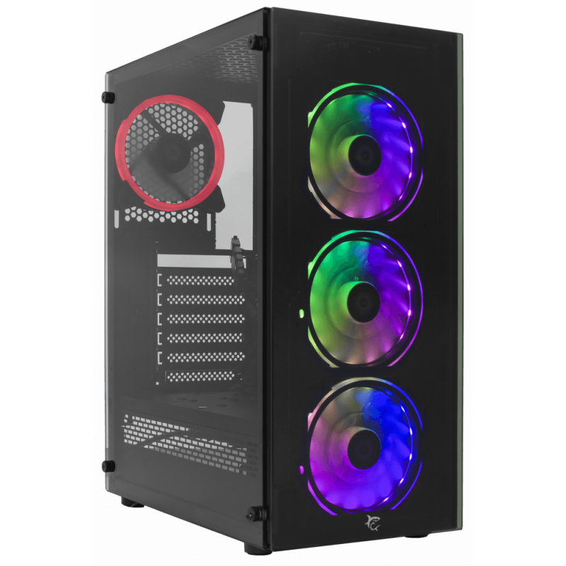 Boitier Pc Gamer White Shark Bunker avec LED Rouge – Noir – Gcc-2101 Tunisie