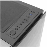 Boitier Pc Gamer White Shark Bunker avec LED Rouge – Noir – Gcc-2101 Tunisie