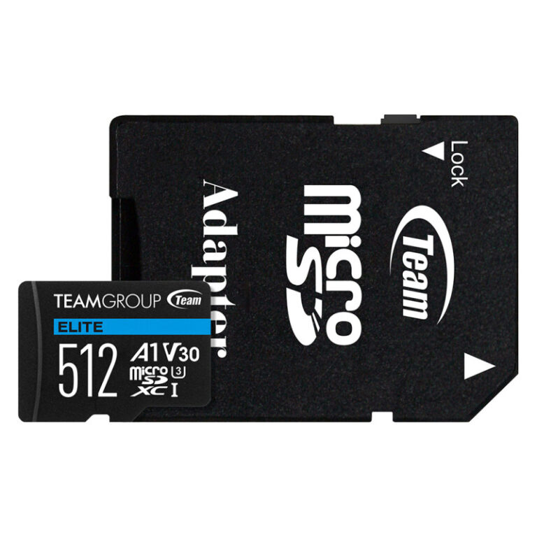 Carte Mémoire Teamgroup Elite Micro Sdxc Uhs-i U3 V30 A1  512 Go – TEAUSDX512GIV30A10 Tunisie