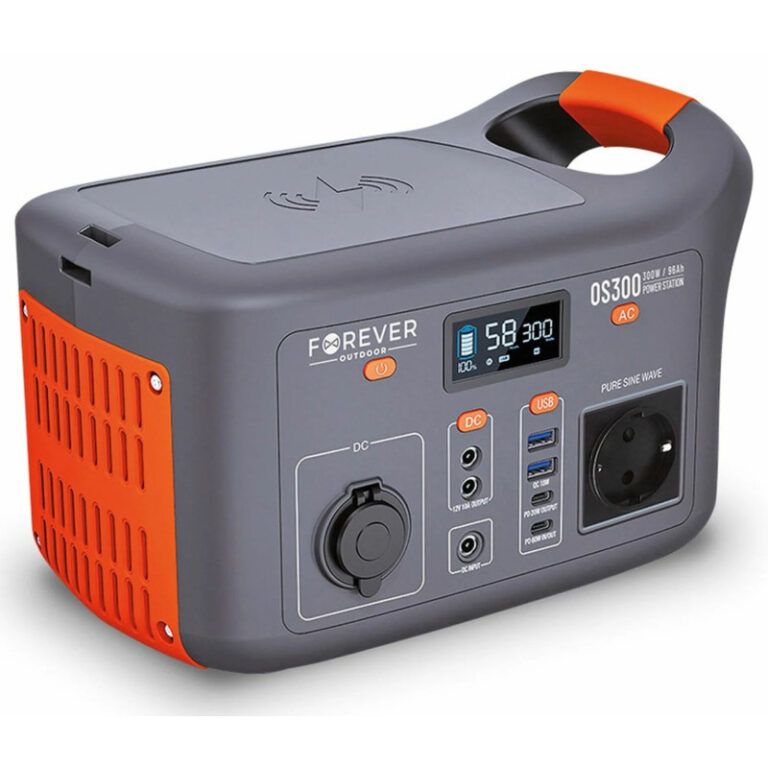 Centrale Électrique Forever Outdoor OS300 300W 307Wh LiFePO4 – 300w – ENE100001 Tunisie