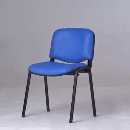 Chaise Attente ISO 1 Place Sans Accoudoirs Base Noir -Bleu Tunisie