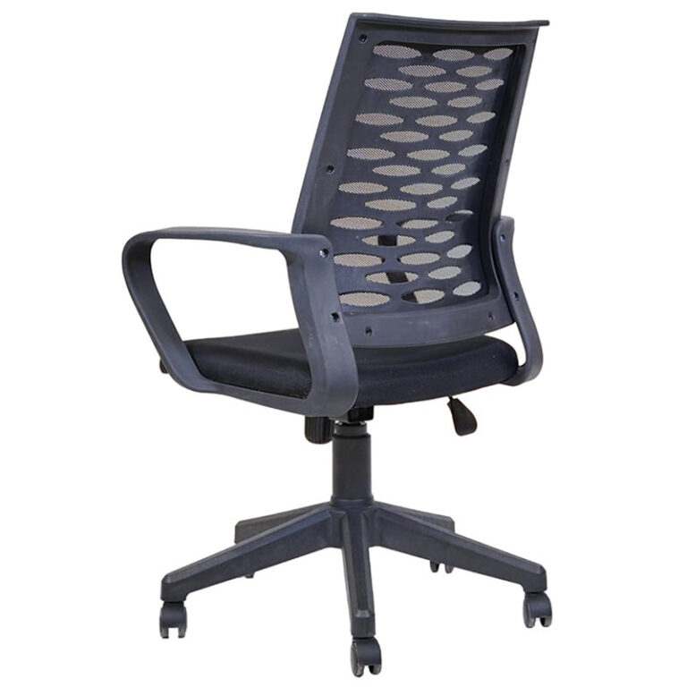 Chaise Atlas Avec Accoudoirs Base Noir – Noir Tunisie