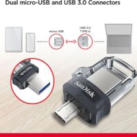 Clé USB SanDisk 32 Go Ultra Dual Drive m3.0 – Gris & Silver – SDDD3-032G-G46 Tunisie