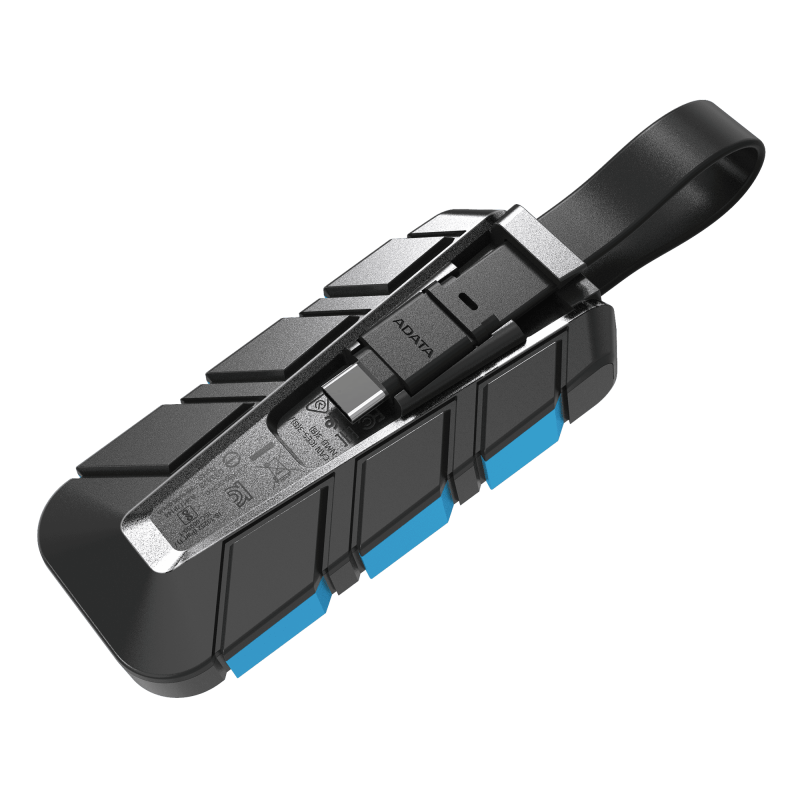 Disque Dur Externe Adata Sc740 500 Go Ssd – Noir & Bleu- SC740-500G-CBU Tunisie